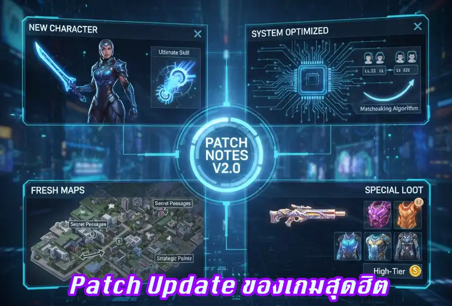 มาดูกันว่า Patch Update ของเกมสุดฮิตล่าสุด