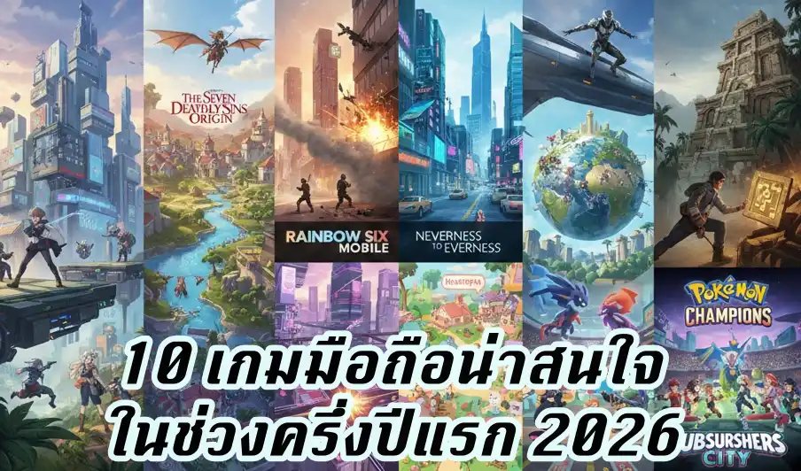 10 เกมมือถือมาใหม่ที่น่าจับตามองในครึ่งปีแรก 2026
