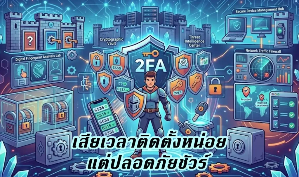 วิธีป้องกันการโดนแฮกไดีเกมและการตั้งค่า 2FA