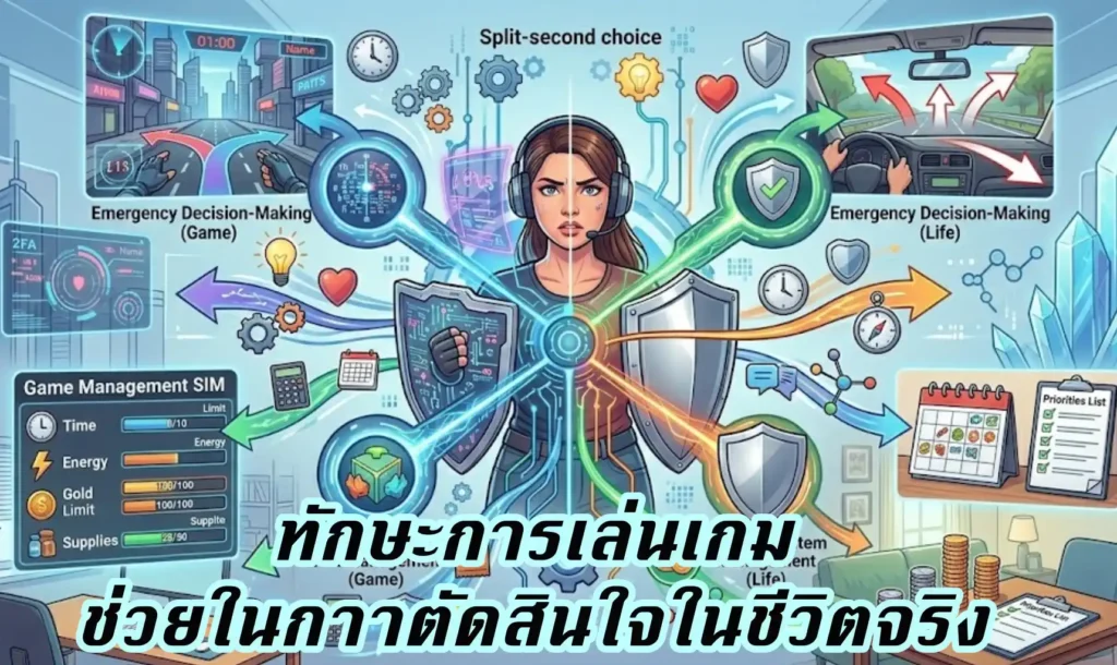 ทักษะในการใช้ชีวิตมาจากการเล่นเกมได้อย่างไร?