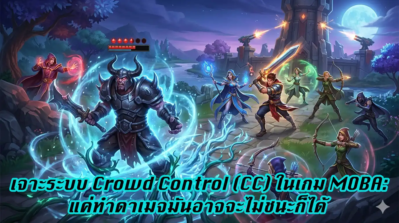 เจาะระบบ Crowd Control (CC) ในเกม MOBA: แค่ทำดาเมจมันอาจจะไม่ชนะก็ได้